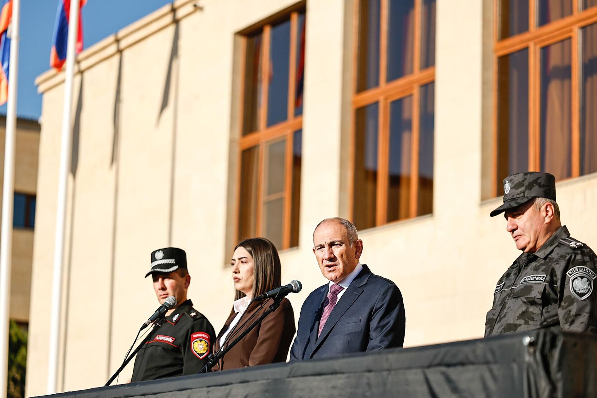 Премьер-министр Никол Пашинян принял участие в церемонии запуска Полицейской гвардии МВД (1 ноября 2025). Еревaн - Sputnik Армения, 1920, 01.11.2025