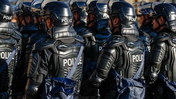 Премьер-министр Никол Пашинян принял участие в церемонии запуска Полицейской гвардии МВД (1 ноября 2025). Еревaн - Sputnik Армения