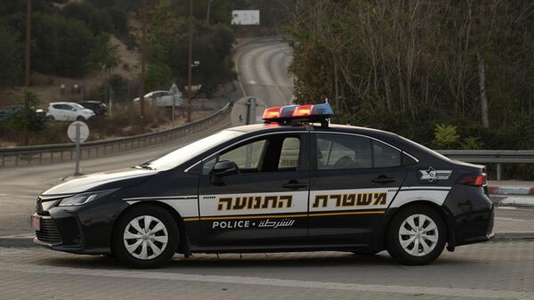 Полицейский автомобиль на трассе Тель-Авив - Иерусалим - Sputnik Армения