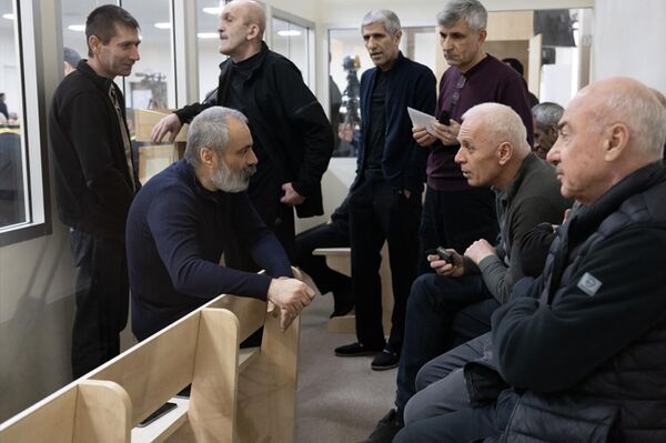 Դավիթ Բաբայանն ու Լևոն Մնացականյանը - Sputnik Արմենիա