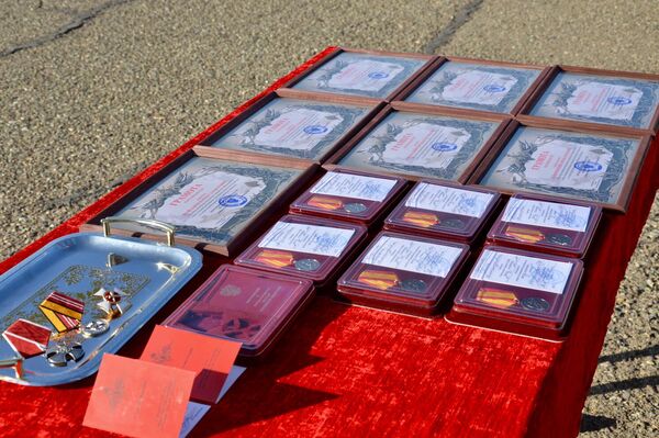 Ռուսական ռազմակայանում անցկացվել են հանդիսավոր միջոցառումներ՝ նվիրված «Ժողովրդական միասնության օր» տոնին (4 նոյեմբերի, 2025 թ.). Գյումրի - Sputnik Արմենիա