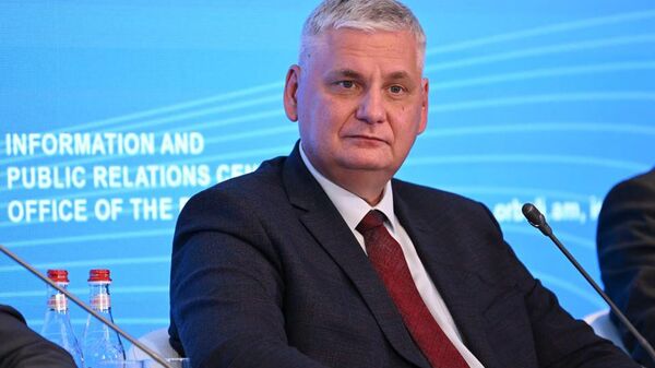 Сергей Маркедонов на ежегодном международном двухдневном мероприятии Форум Орбели: построение мира и многостороннего сотрудничества (4 ноября 2025). Еревaн - Sputnik Армения