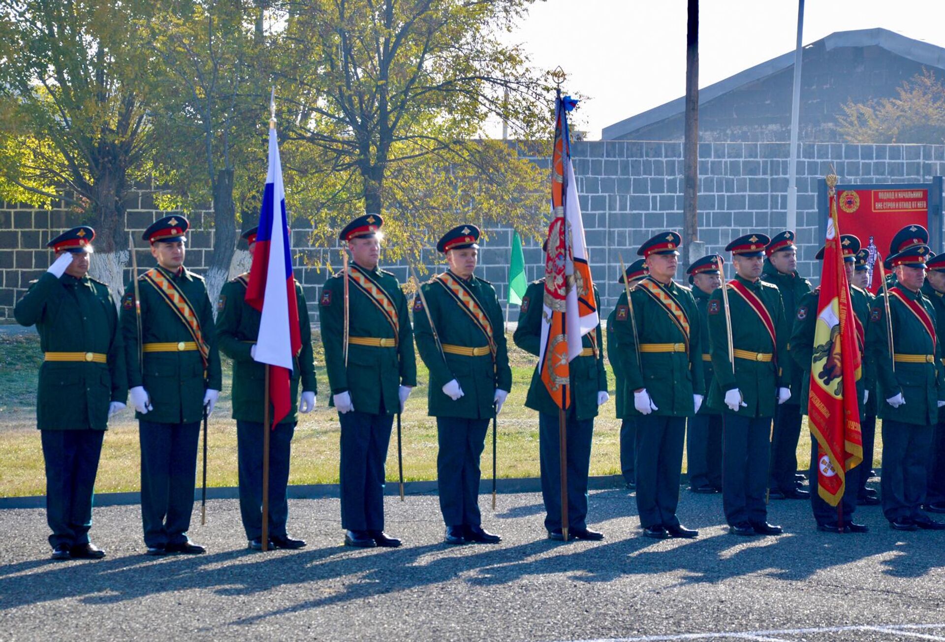 На военной базе ЮВО в Армении прошли торжественные мероприятия, посвященные празднику День Народного Единства (4 ноября 2025). Гюмри - Sputnik Արմենիա, 1920, 04.11.2025