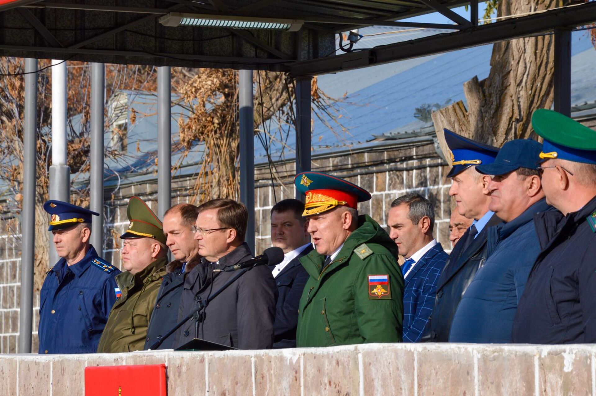 На военной базе ЮВО в Армении прошли торжественные мероприятия, посвященные празднику День Народного Единства (4 ноября 2025). Гюмри - Sputnik Արմենիա, 1920, 04.11.2025