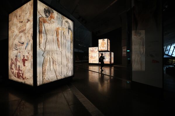 Экспонаты Большого Египетского музея - Sputnik Армения