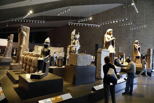 Экспонаты Большого Египетского музея  - Sputnik Армения