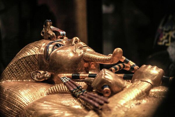 Золотой саркофаг Тутанхамона  - Sputnik Армения