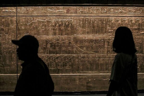 Экспонаты Большого Египетского музея  - Sputnik Армения