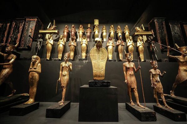 Экспонаты Большого Египетского музея  - Sputnik Армения