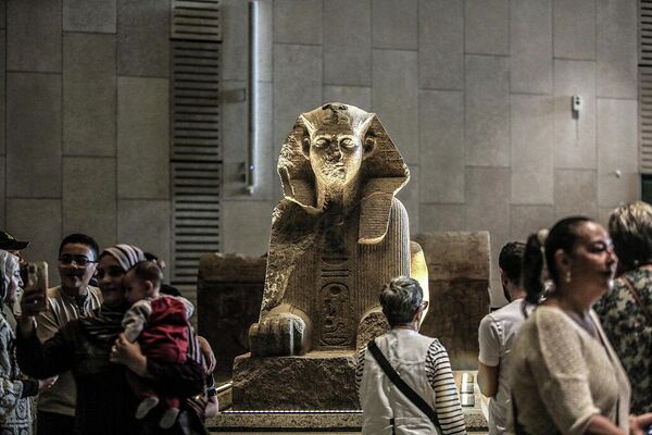 Сфинкс в Большом Египетском музее  - Sputnik Армения