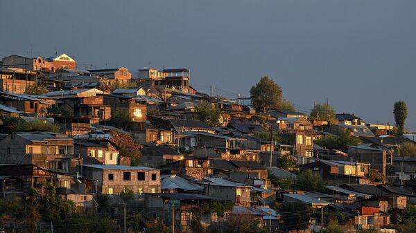 Осенний закат в Ереване - Sputnik Армения