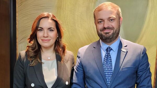 Գևորգ Պապոյանն ու Օլգա Կեֆալոյանին - Sputnik Արմենիա