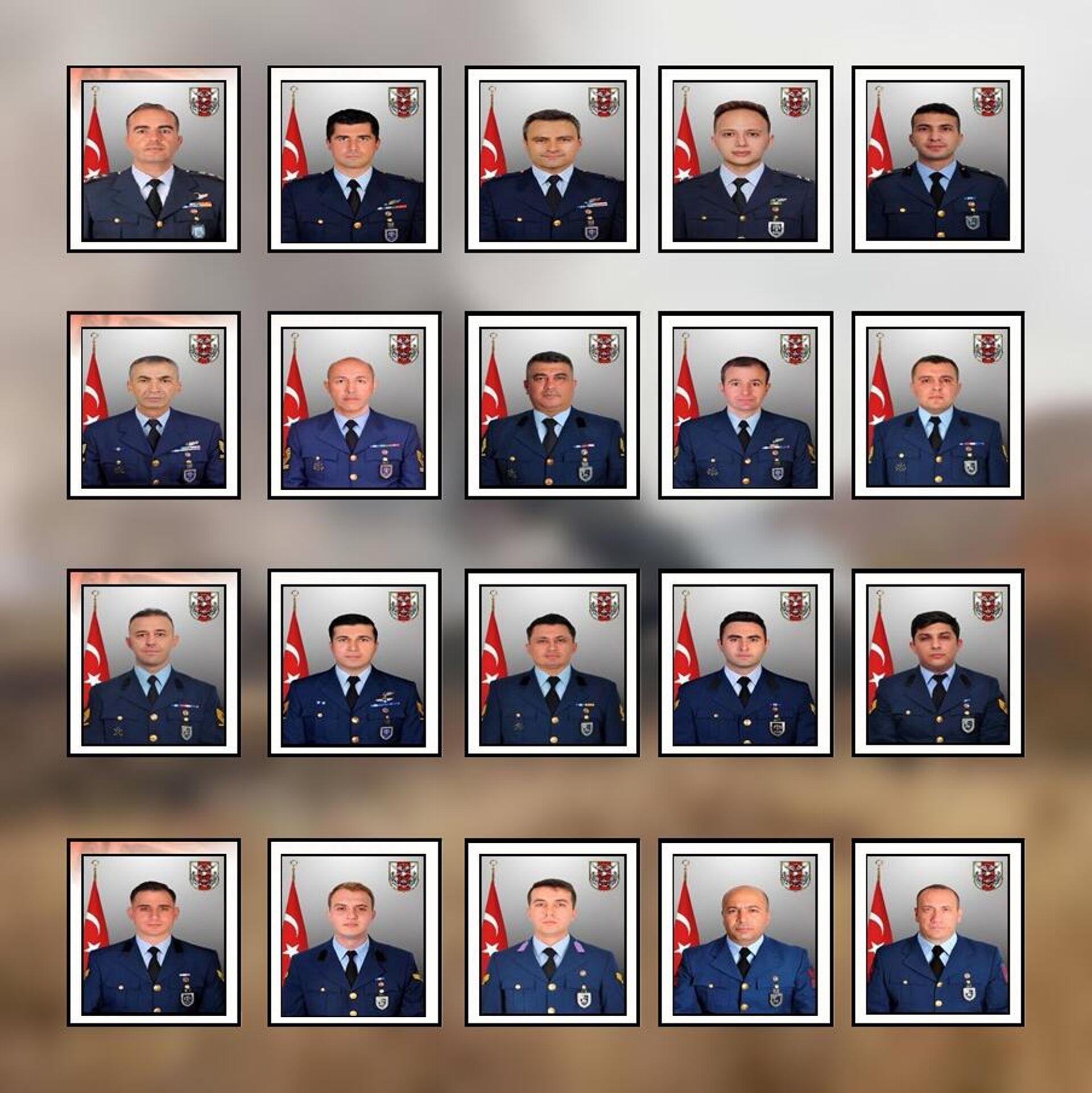 Погибшие в следствии авиакатастрофы военнослужащие турецкой армии - Sputnik Армения, 1920, 12.11.2025