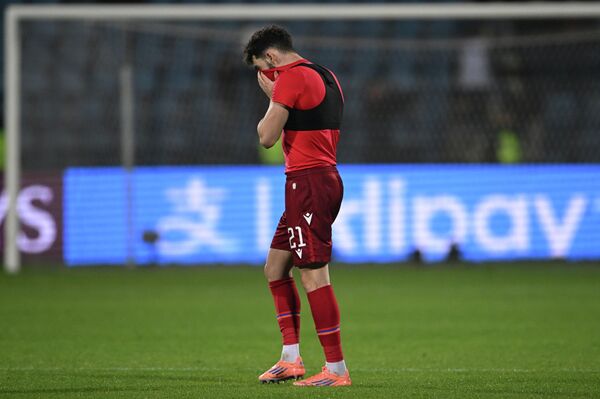 Наир Тикнизян после отборочного матча чемпионата мира по футболу 2026 года между сборными Армении и Венгрии - Sputnik Армения