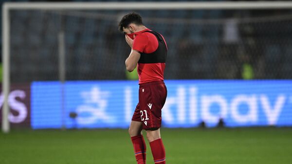 Наир Тикнизян после отборочного матча чемпионата мира по футболу 2026 года между сборными Армении и Венгрии (14 ноября 2025). Еревaн - Sputnik Армения