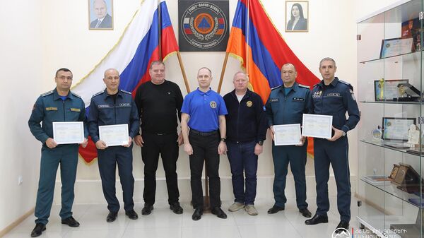 Հայ փրկարարները նախապատրաստվել են Ռուս-հայկական մարդասիրական արձագանքման կենտրոնում - Sputnik Արմենիա