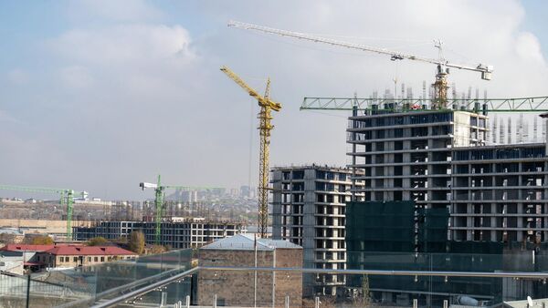 Строительство жилого здания в Ереване - Sputnik Армения