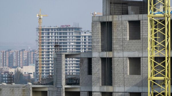 Строительство жилого здания в Ереване - Sputnik Армения