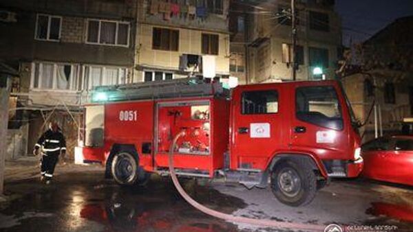 Հրդեհ Երևանի Լեփսիուսի փողոցում - Sputnik Արմենիա