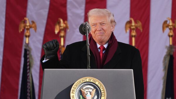 Президент США Дональд Трамп  - Sputnik Армения