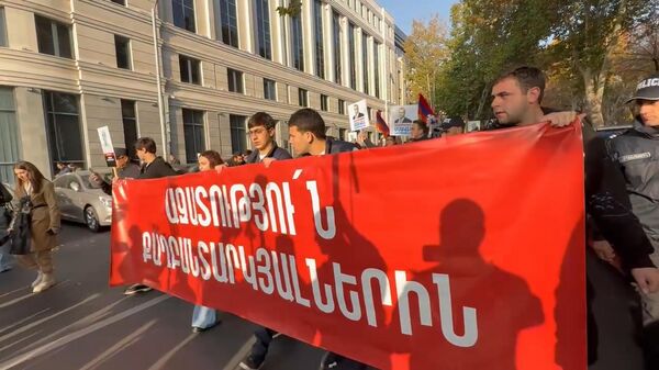 Акция и шествие в Ереване - Sputnik Արմենիա