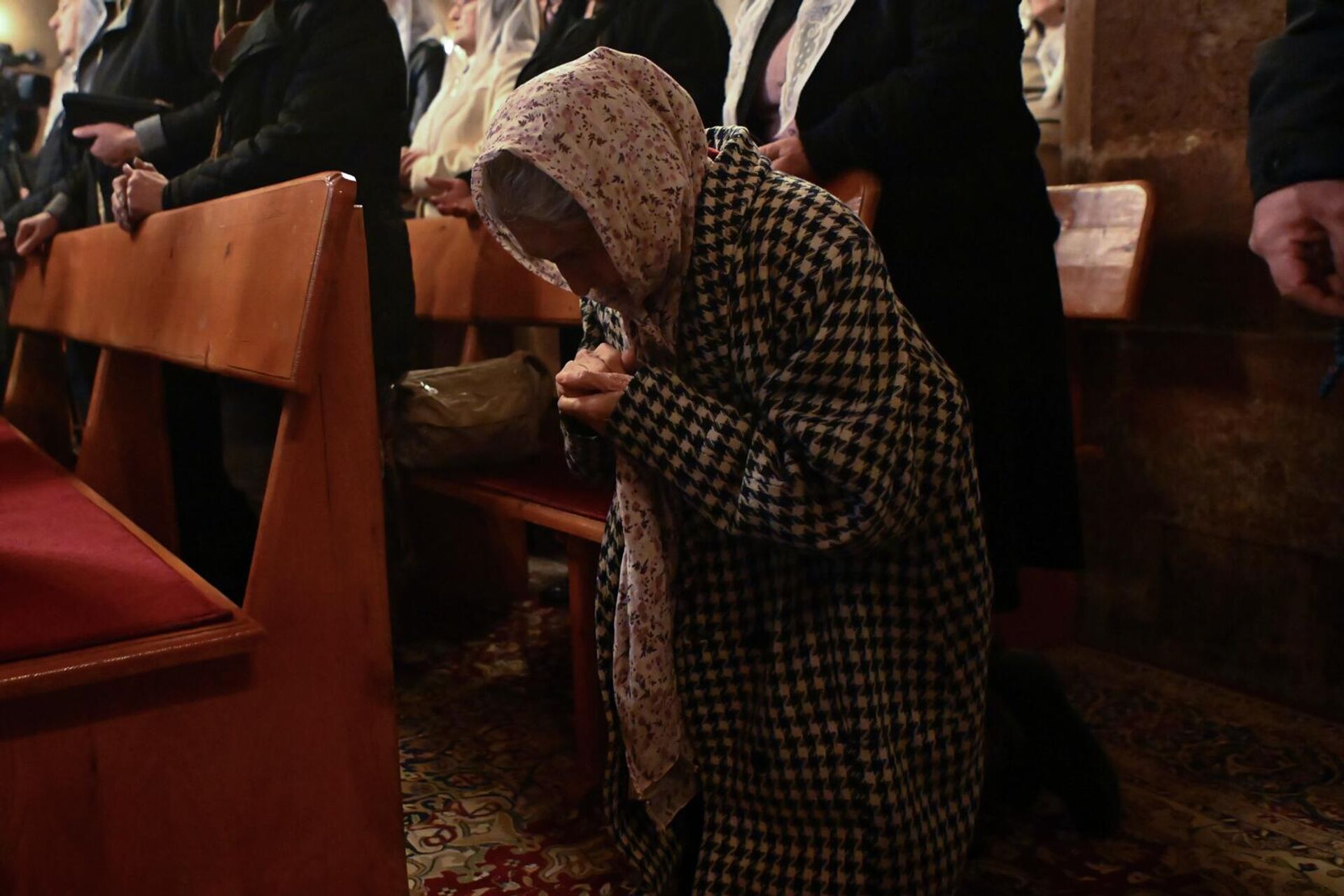 Совместная молитва за арестованных священнослужителей в церкви Св. Богородицы (20 ноября 2025). Талин Совместная молитва за арестованных священнослужителей в церкви Св. Богородицы (20 ноября 2025). Талин - Sputnik Армения, 1920, 20.11.2025