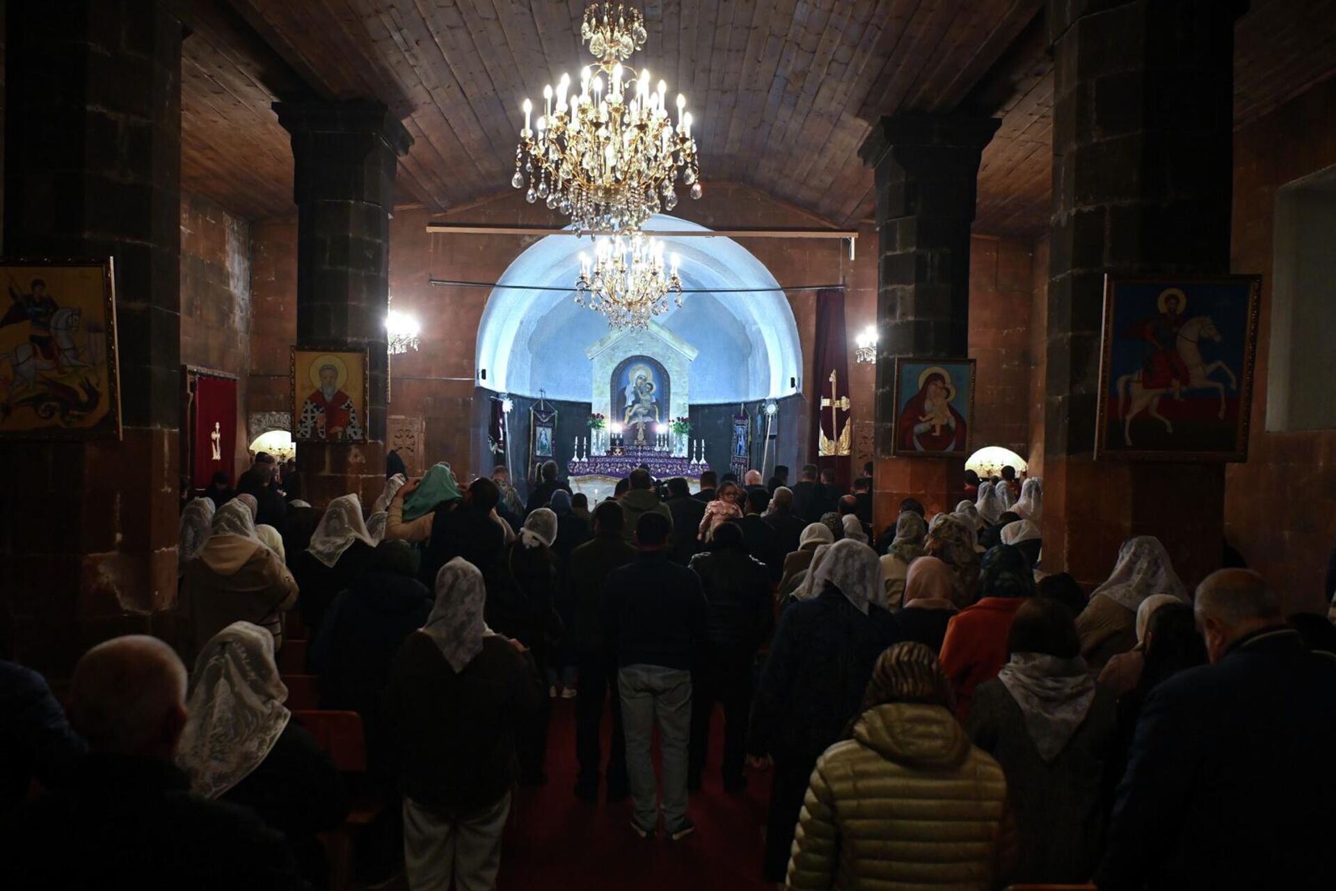 Совместная молитва за арестованных священнослужителей в церкви Св. Богородицы (20 ноября 2025). Талин Совместная молитва за арестованных священнослужителей в церкви Св. Богородицы (20 ноября 2025). Талин - Sputnik Армения, 1920, 20.11.2025