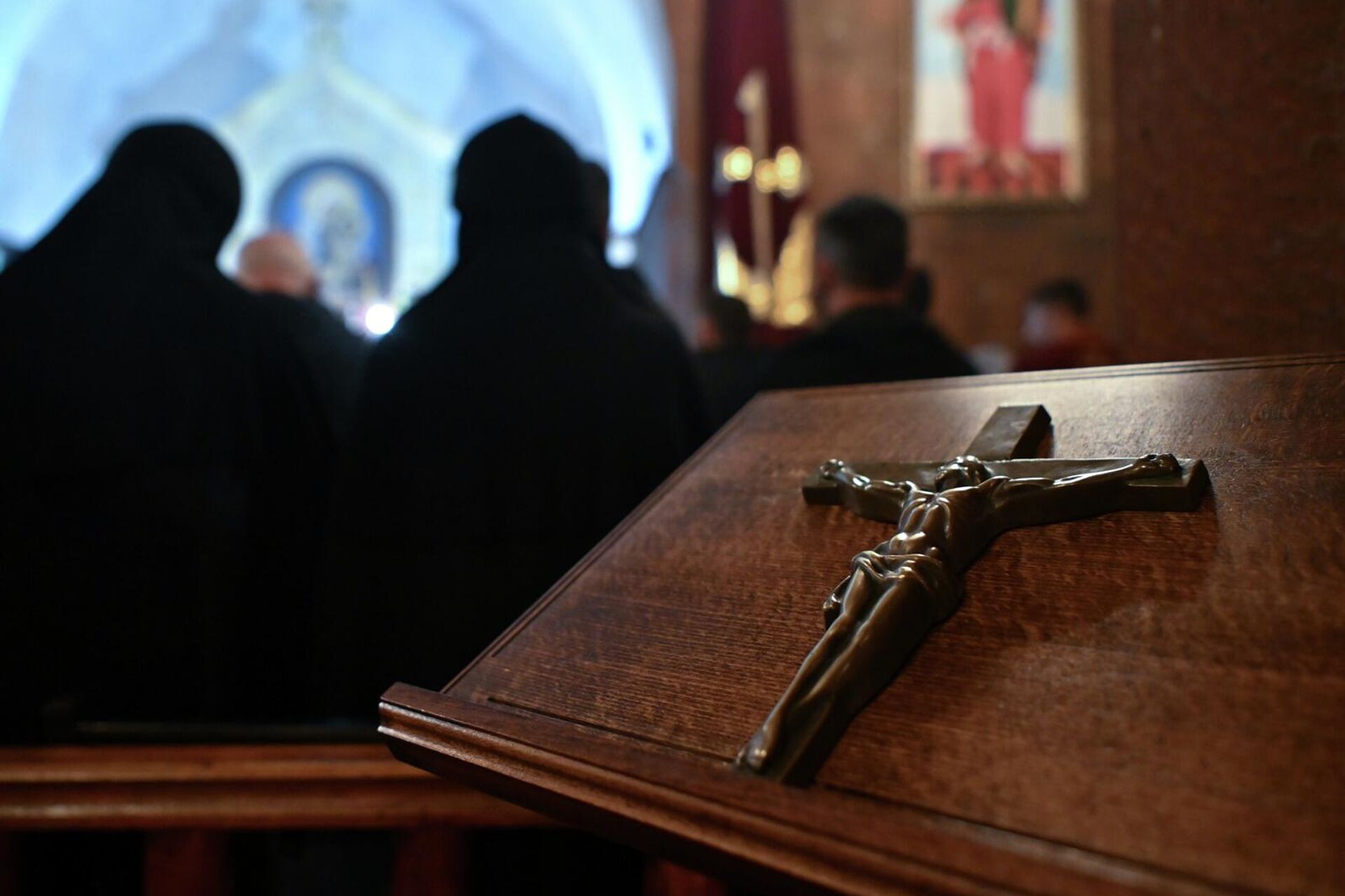 Совместная молитва за арестованных священнослужителей в церкви Св. Богородицы (20 ноября 2025). Талин Совместная молитва за арестованных священнослужителей в церкви Св. Богородицы (20 ноября 2025). Талин - Sputnik Армения, 1920, 20.11.2025