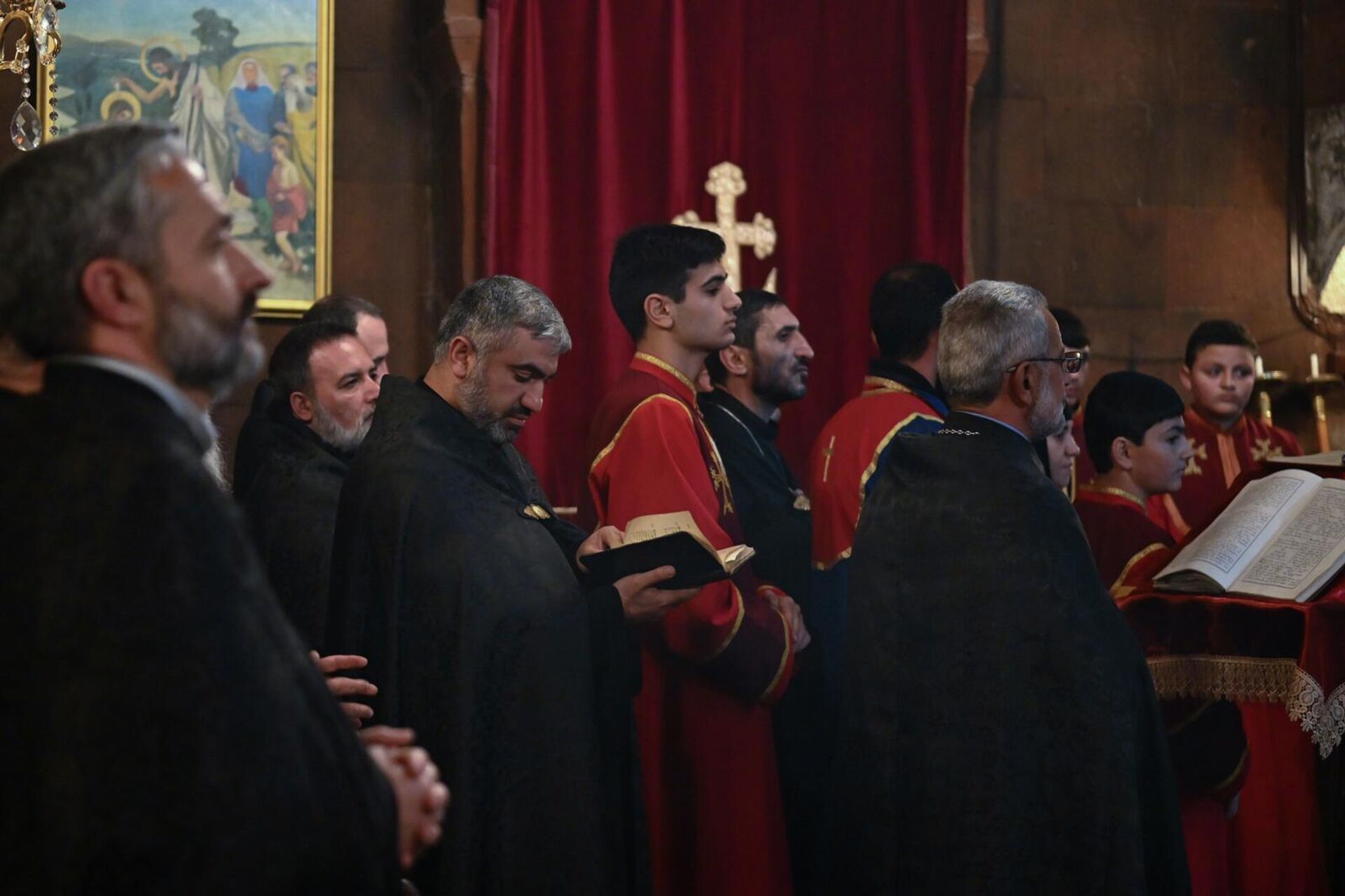 Совместная молитва за арестованных священнослужителей в церкви Св. Богородицы (20 ноября 2025). Талин Совместная молитва за арестованных священнослужителей в церкви Св. Богородицы (20 ноября 2025). Талин - Sputnik Армения, 1920, 20.11.2025