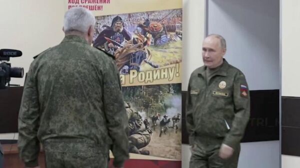 Путин посетил один из командных пунктов группировки Запад - Sputnik Армения