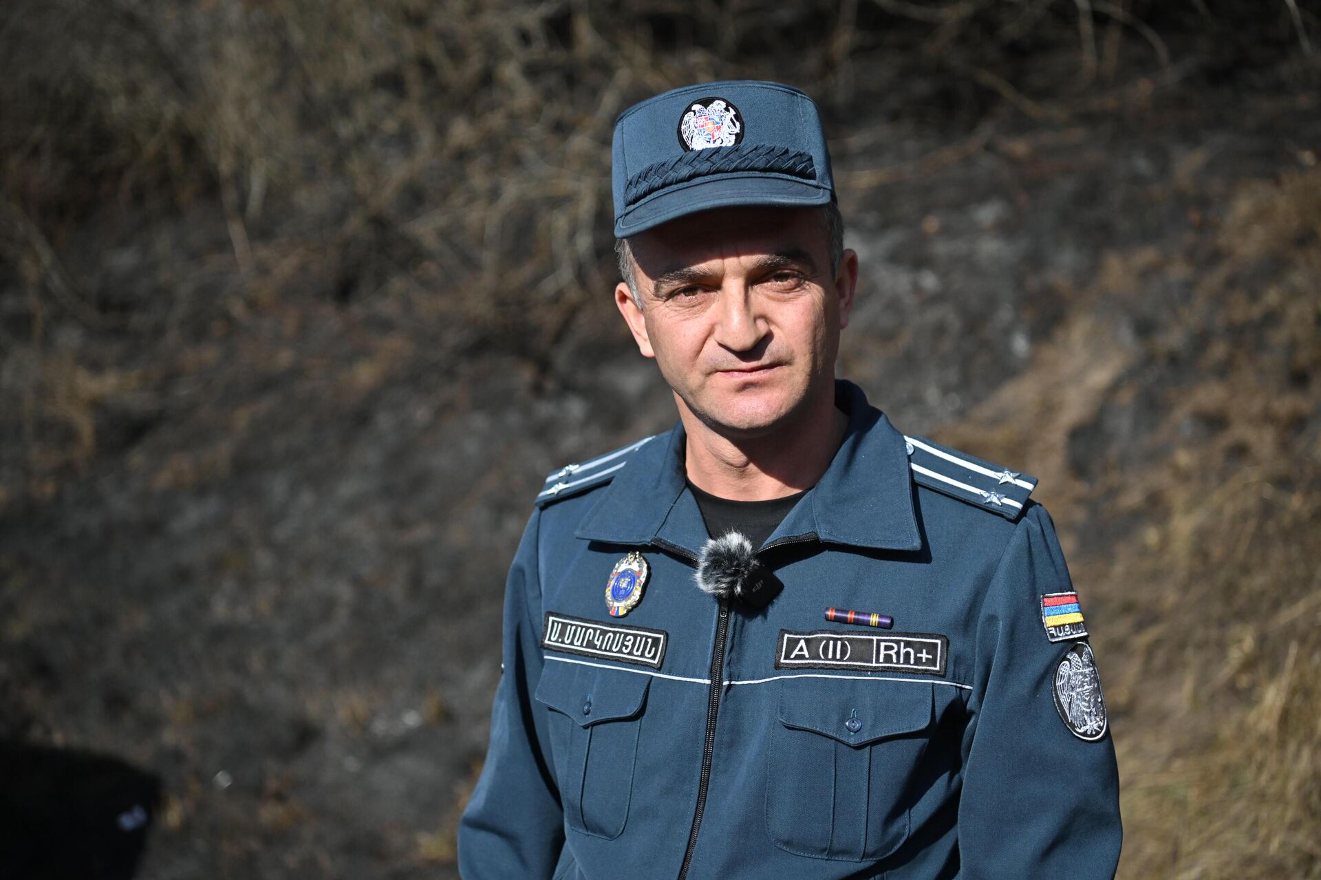 Начальник отдела защиты населения Тавушского регионального спасательного управления, подполковник спасательной служб Саргис Маркосян - Sputnik Արմենիա, 1920, 25.11.2025