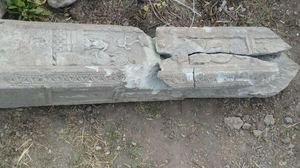 В общине Лернаовит Лорийской области был обнаружен исключительный скульптурный памятник - Sputnik Армения