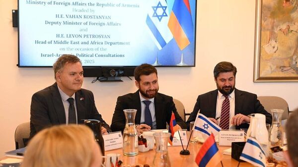 Կոստանյանը Իսրայելի ԱԳՆ գլխավոր տնօրենի հետ քննարկել է հարաբերությունների ակտիվացման հարցը - Sputnik Արմենիա