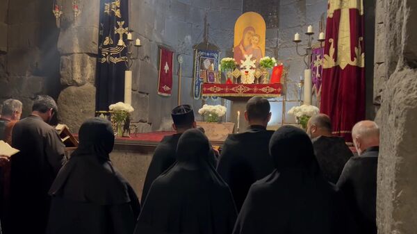Միասնական աղոթք Ապարանի Սուրբ Խաչում - Sputnik Արմենիա