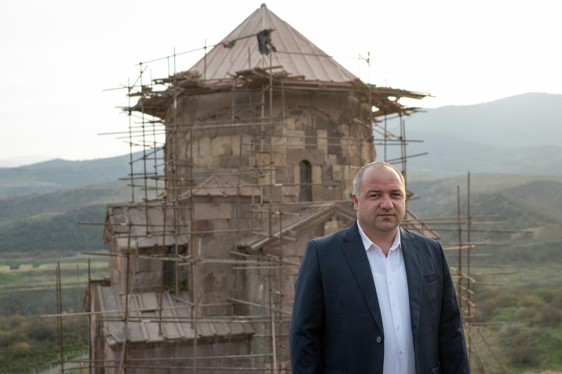 Директор ГНКО Служба по охране историко-культурных заповедников-музеев и исторической среды Армен Ованнисян - Sputnik Армения, 1920, 28.11.2025