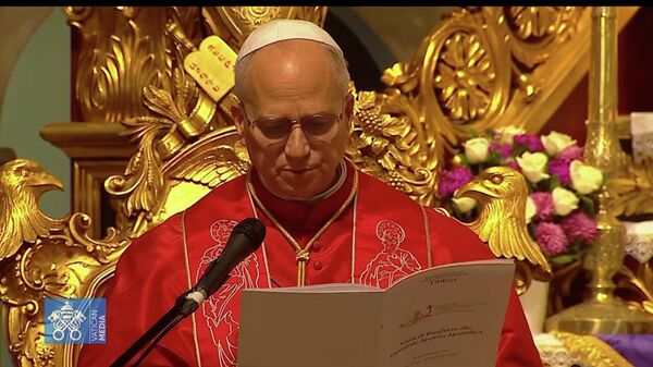 Папа Римский на литургии в Армянской церкви - Sputnik Արմենիա