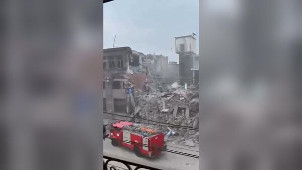 Փլուզում Երևան քաղաքի Շիրակի փողոցում - Sputnik Արմենիա