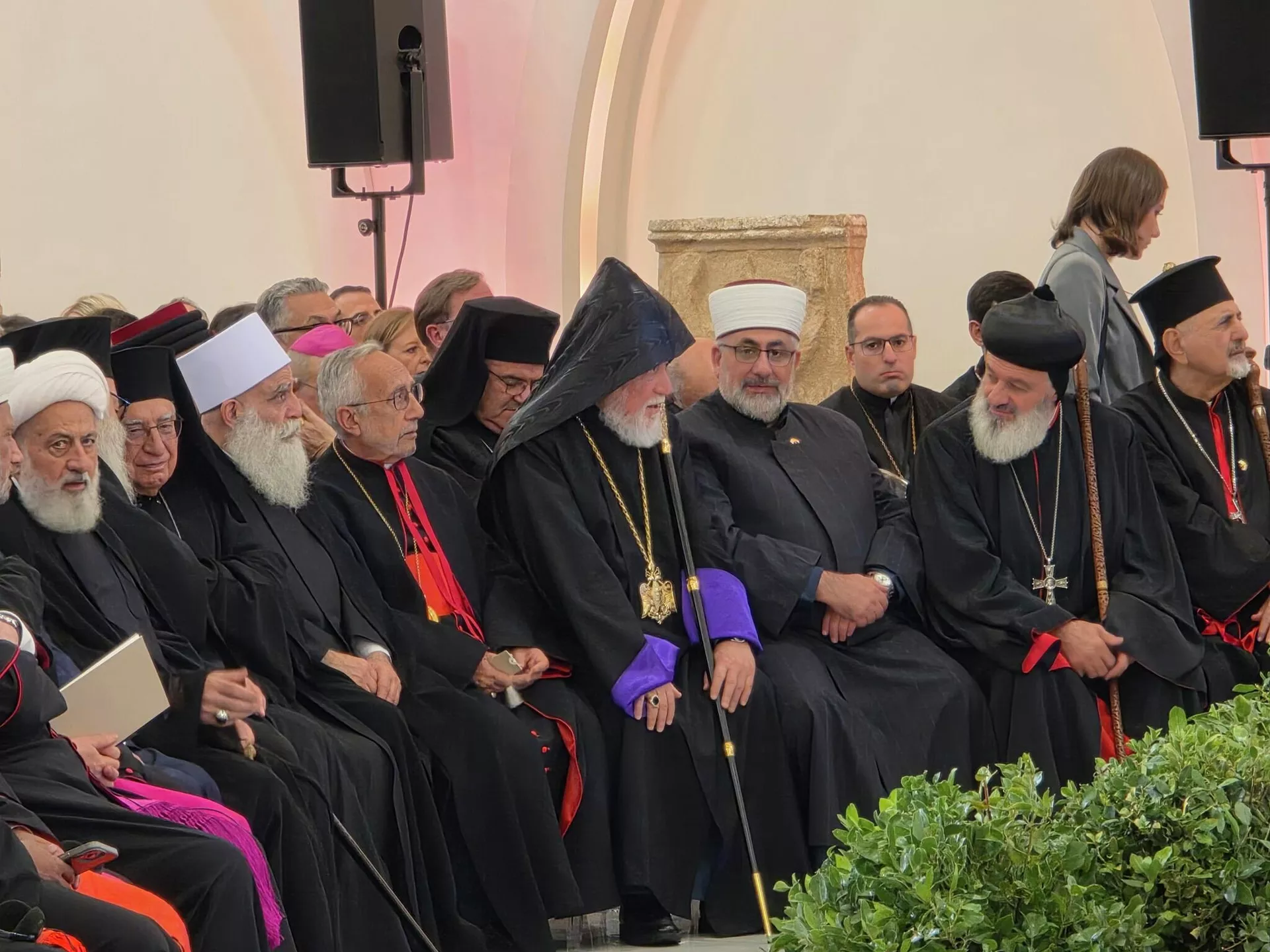 Католикос Великого Дома Киликийского Арам Первый во время визита папы Римского (30 ноября - 2 декабря 2025). Ливан - Sputnik Армения, 1920, 03.12.2025