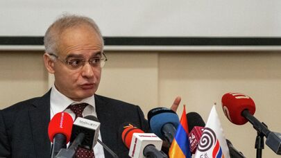 Левон Зурабян на пресс-конференции по теме распространенных материалов (4 декабря 2025). Еревaн