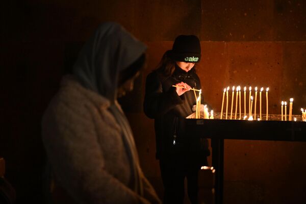 Միասնական աղոթք Ոսկեվազի Սուրբ Հովհաննես եկեղեցում - Sputnik Արմենիա