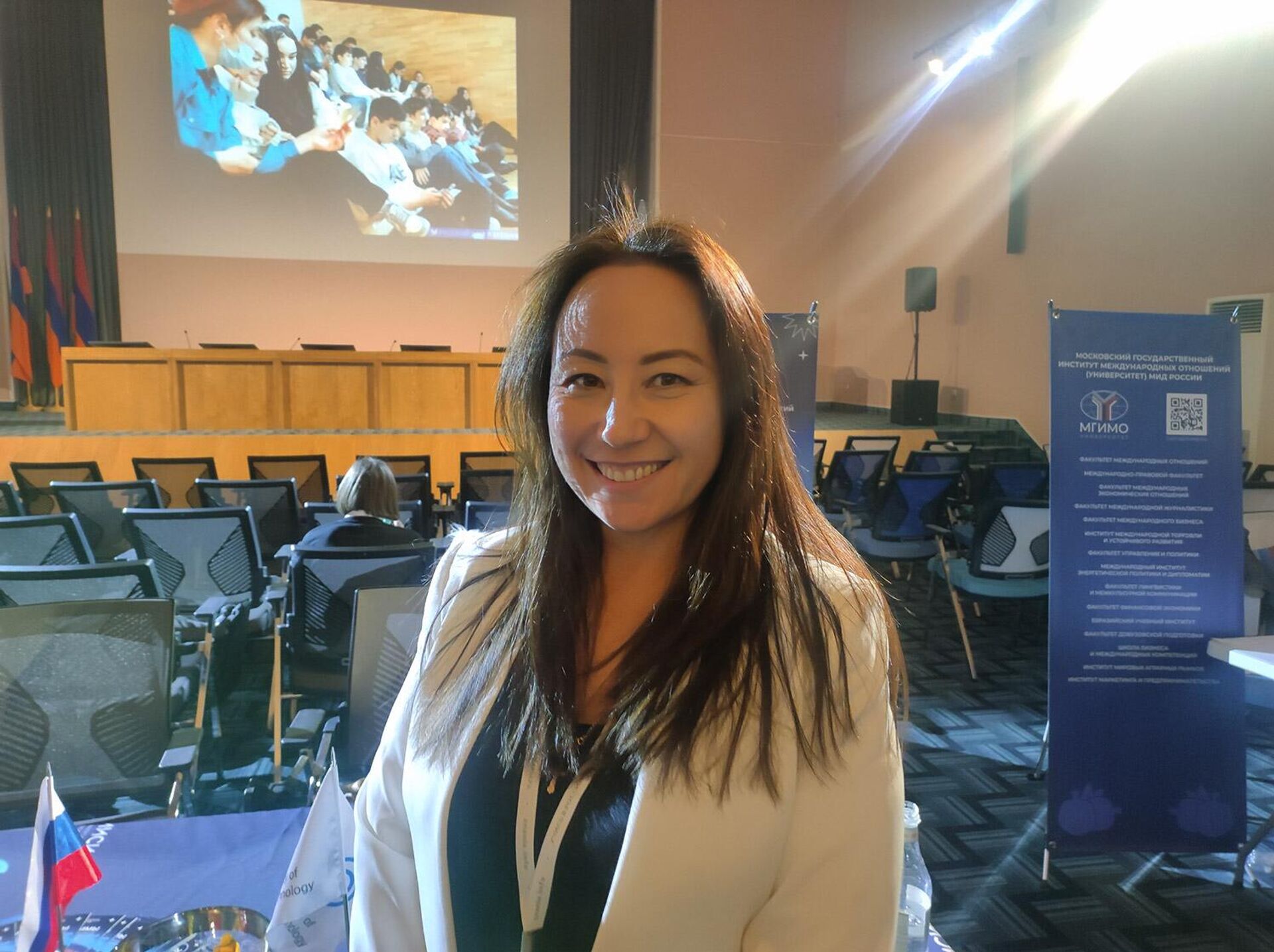 Руководитель по международному образованию университета НИТУ МИСИС Ольга Ким Руководитель по международному образованию университета НИТУ МИСИС Ольга Ким - Sputnik Армения, 1920, 05.12.2025