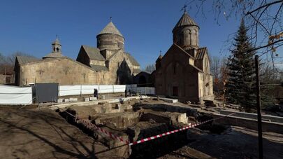 На территории монастырского комплекса Кечарис обнаружена ранее неизвестная церковь