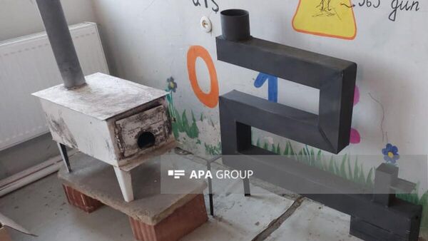 Средняя школа села Ашагы Нохудлу Сальянского района в Азербайджане Средняя школа села Ашагы Нохудлу Сальянского района в Азербайджане - Sputnik Армения