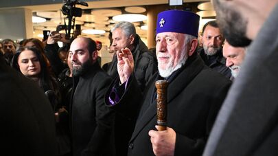 Католикос Гарегин Второй прибыл в Армению из Марселя (6 декабря 2025). Еревaн