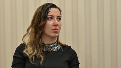 Сирануш Саакян на пресс-конференции по теме "Вопрос пропавших без вести как нерешённая насущная проблема прав человека" (10 декабря 2025). Еревaн
