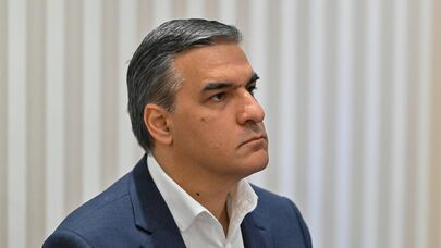 Арман Татоян на пресс-конференции по теме "Вопрос пропавших без вести как нерешённая насущная проблема прав человека" (10 декабря 2025). Еревaн