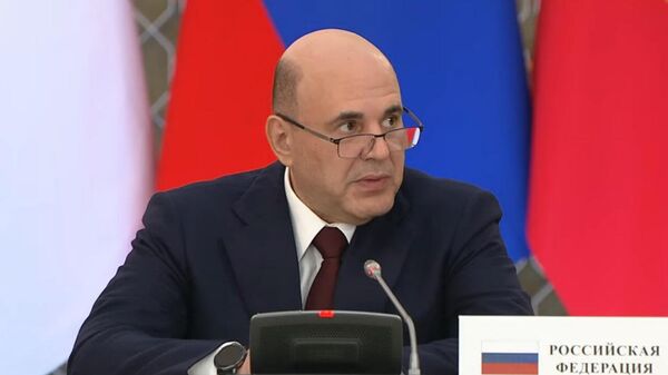 Председатель правительства РФ Михаил Мишустин на заседании Евразийского межправительственного совета (11 декабря 2025). Москва - Sputnik Армения