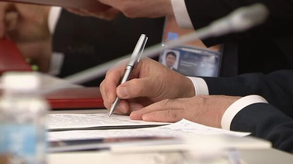 Подписание документов на заседании Евразийского межправительственного совета (11 декабря 2025). Москва - Sputnik Армения