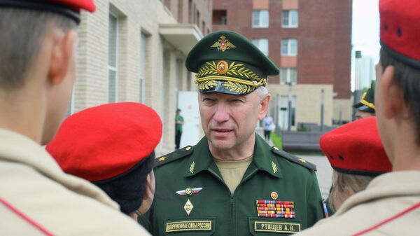 Начальник войск радиационной, химической и биологической защиты генерал-майор Алексей Ртищев - Sputnik Армения