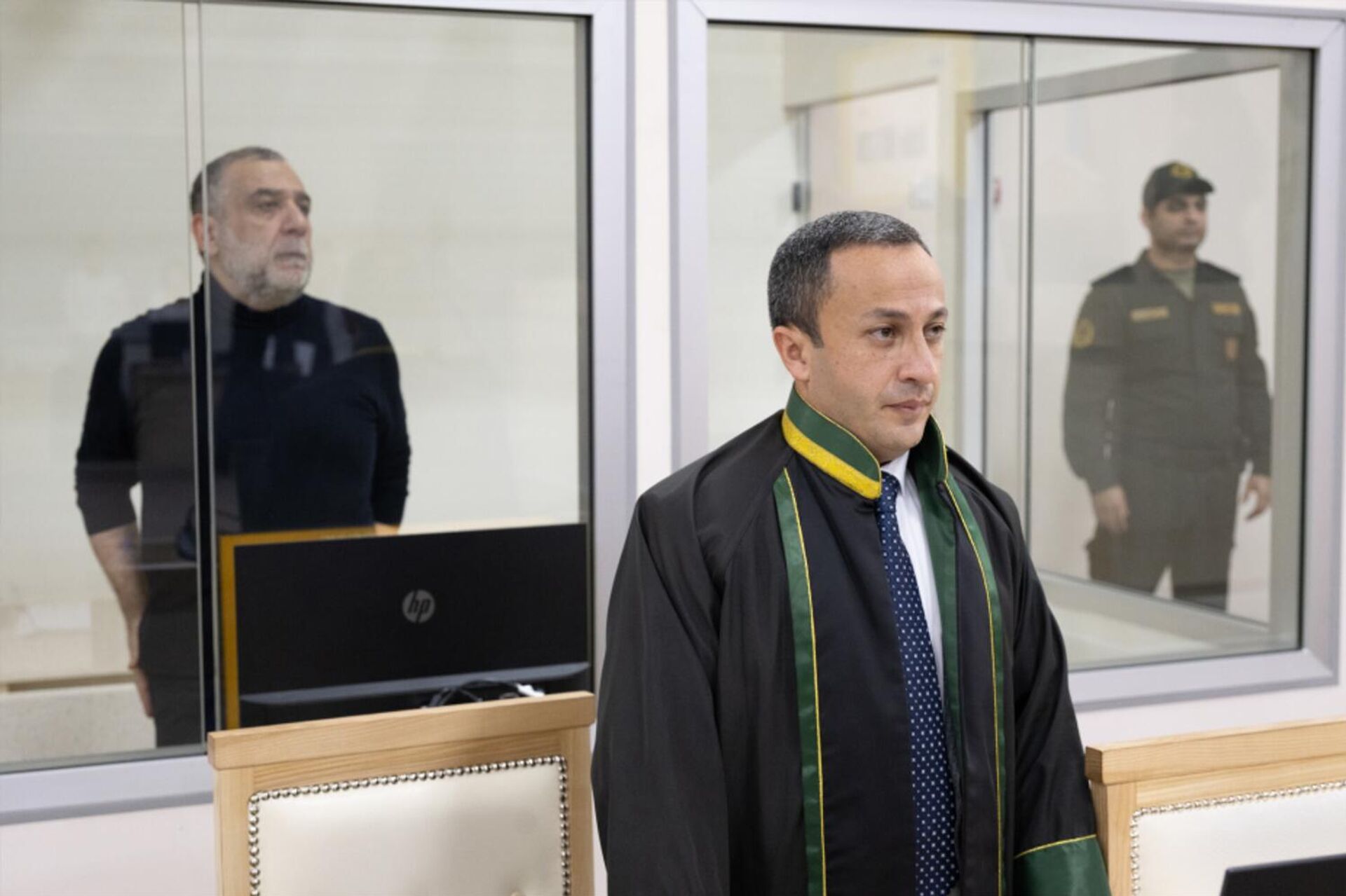 Рубен Варданян во время суда (12 декабря 2025). Баку - Sputnik Армения, 1920, 12.12.2025